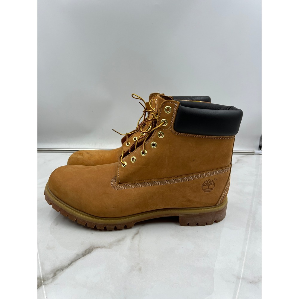 Timberland Boots Mens15 6 Inch Premium Waterproof Nubuck Leather Thinsulate 400 - Picture 2 of 14